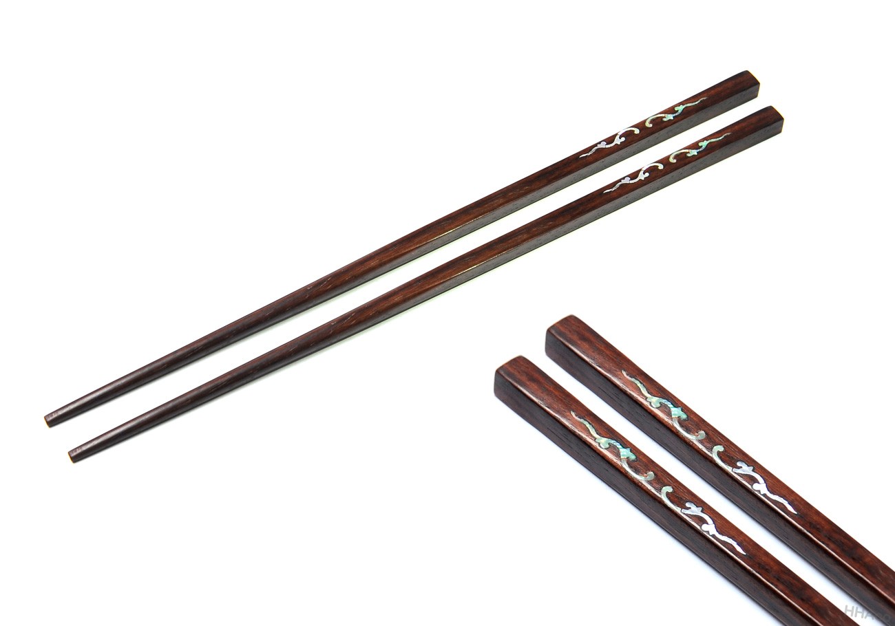 Rosewood chopstick/MOP inliad