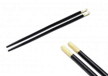 Ebony chopstick / round MOP top 2cm