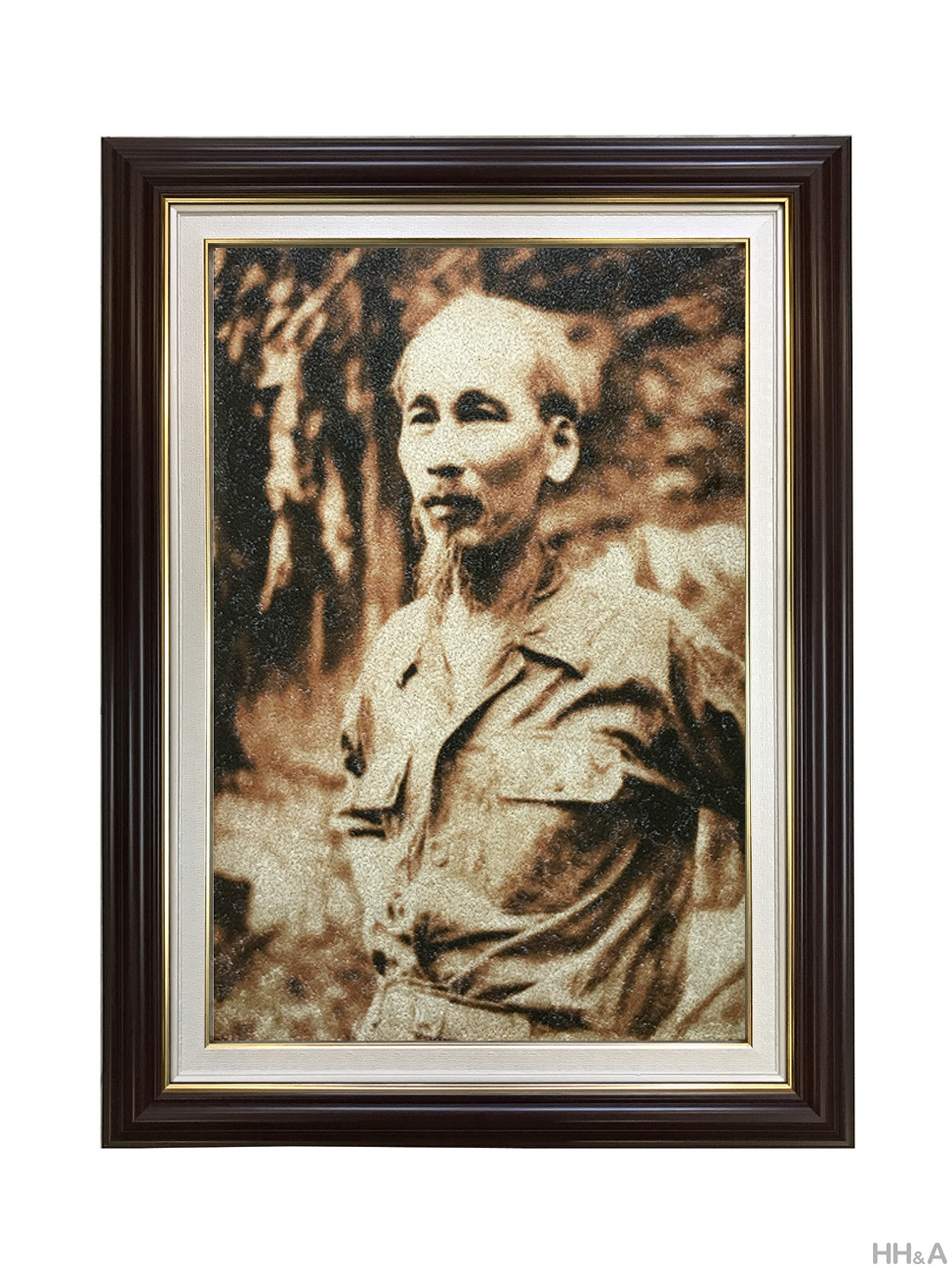 Tranh gạo Bác Hồ năm 1954